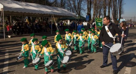 Lautaro celebro con desfile natalicio de O”Higgins